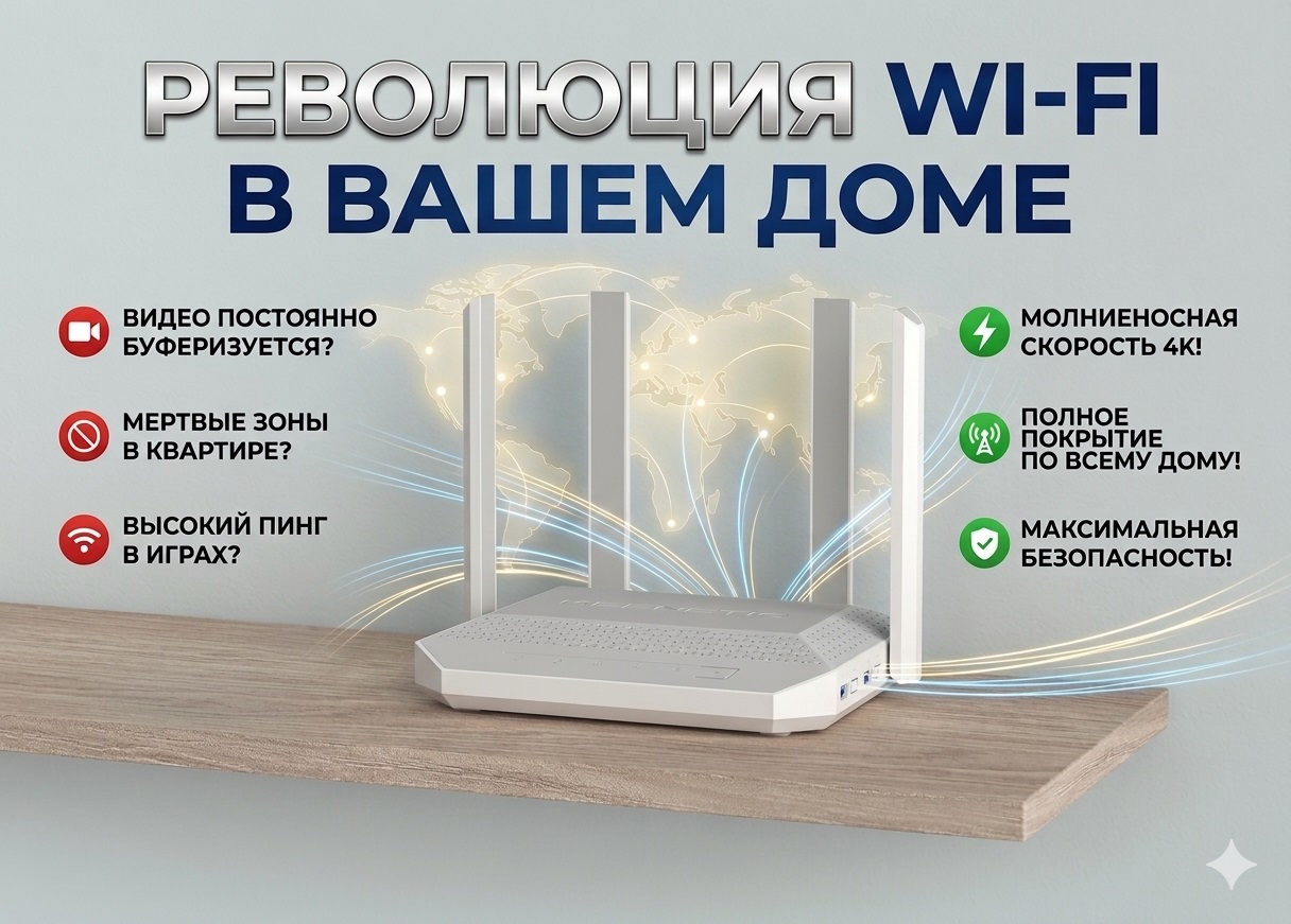 Революция WiFi в вашем доме с Keenetic и Netcraze